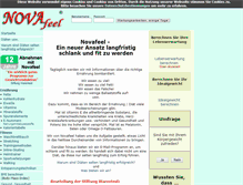 Tablet Screenshot of novafeel.de